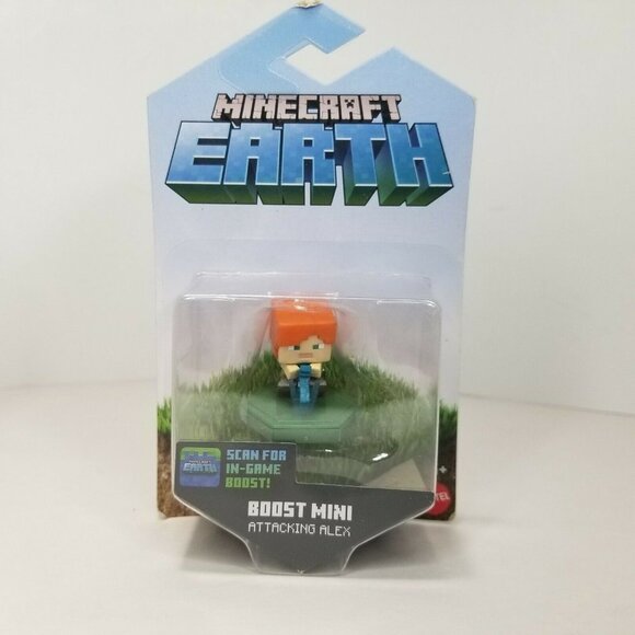 Mattel Minecraft Earth Boost Figures MOC lot of 6 miniatures new in package - Picture 7 of 10